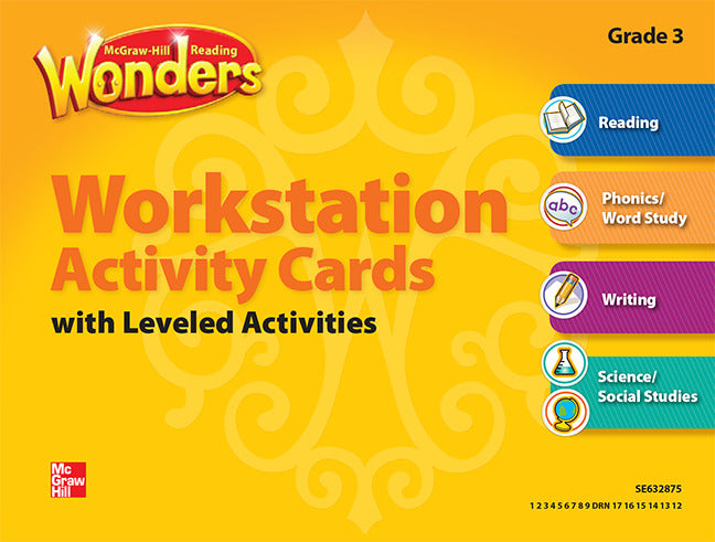 Reading Wonders Grade 3 Workstation Activity Cards Package