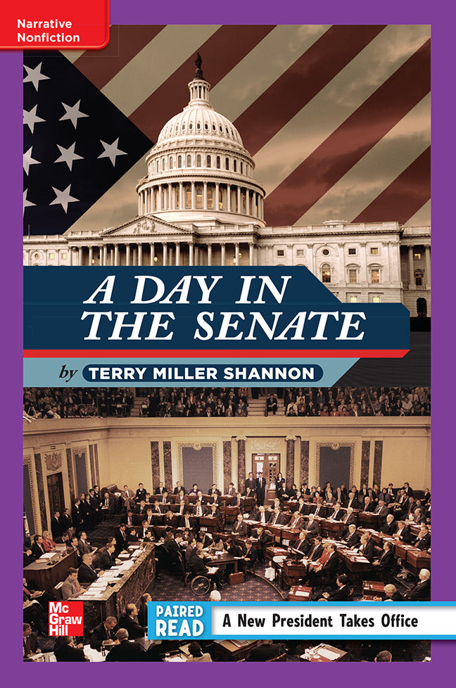 Reading Wonders Leveled Reader A Day In The Senate Ell Unit 4 Week 1 Grade 4