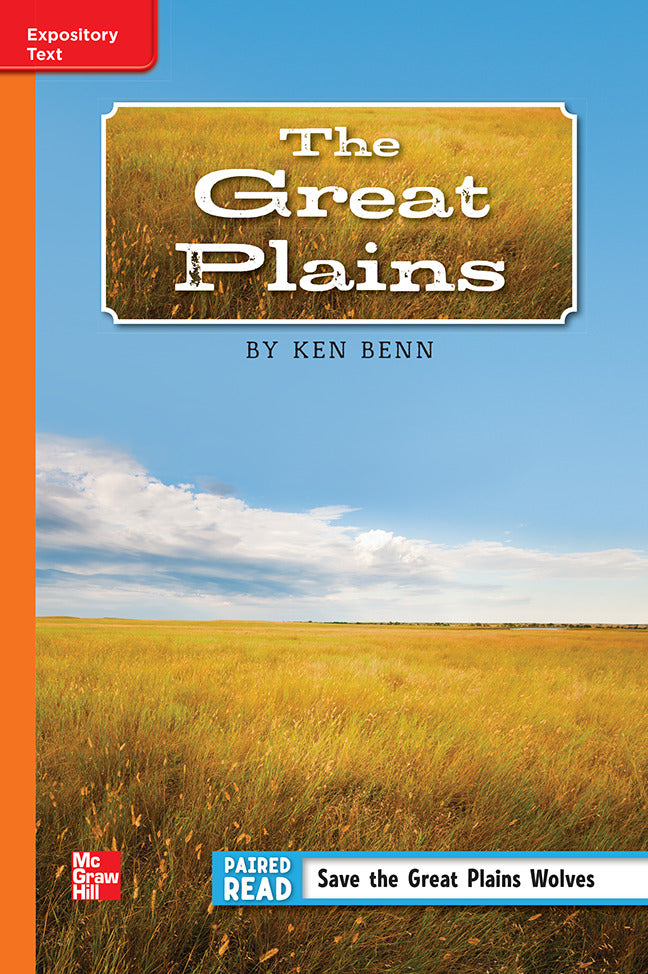Reading Wonders Leveled Reader The Great Plains Approaching Unit 5 Week 5 Grade 5
