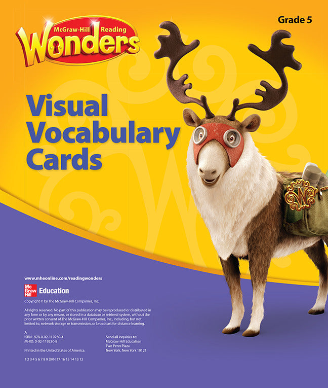 Reading Wonders Grade 5 Visual Vocabulary Cards