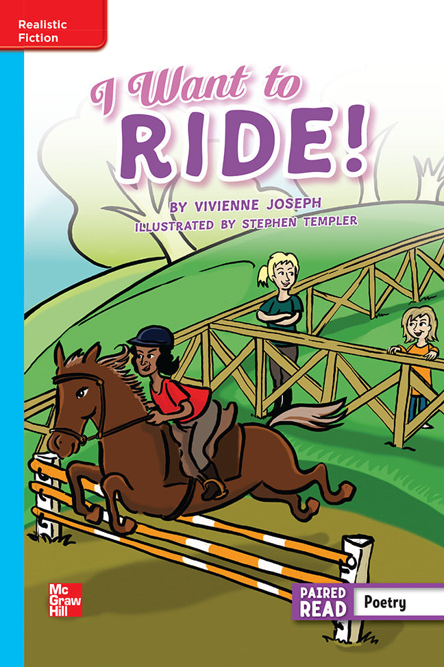 Reading Wonders Leveled Reader I Want To Ride On Level Unit 2 Week 5 Grade 5