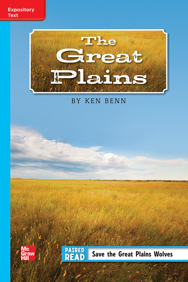 Reading Wonders Leveled Reader The Great Plains On Level Unit 5 Week 5 Grade 5