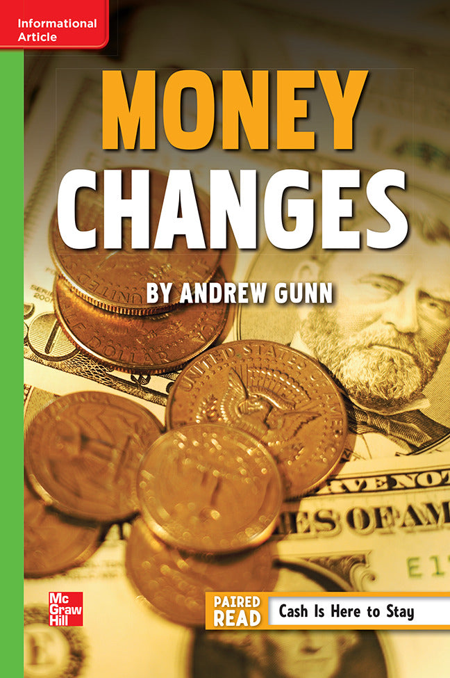Reading Wonders Leveled Reader Money Changes Beyond Unit 1 Week 5 Grade 6
