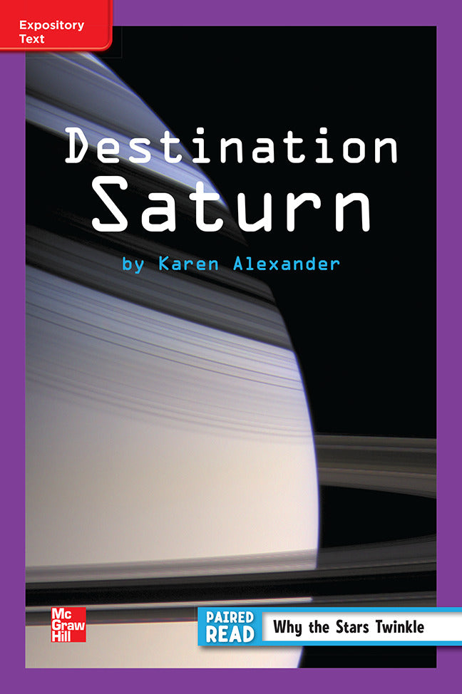 Reading Wonders Leveled Reader Destination Saturn Ell Unit 3 Week 3 Grade 3