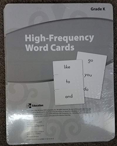 Reading Wonders, Grade K, High-Frequency Word Cards (ELEMENTARY CORE READING) [Paperback] McGraw Hill