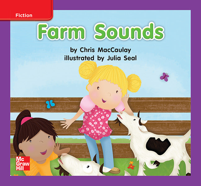 Reading Wonders Leveled Reader Farm Sounds Ell Unit 3 Week 2 Grade K