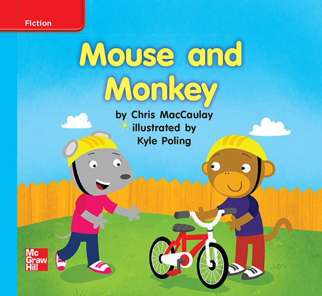 Reading Wonders Leveled Reader Mouse & Monkey On Level Unit 1 Week 1 Grade K