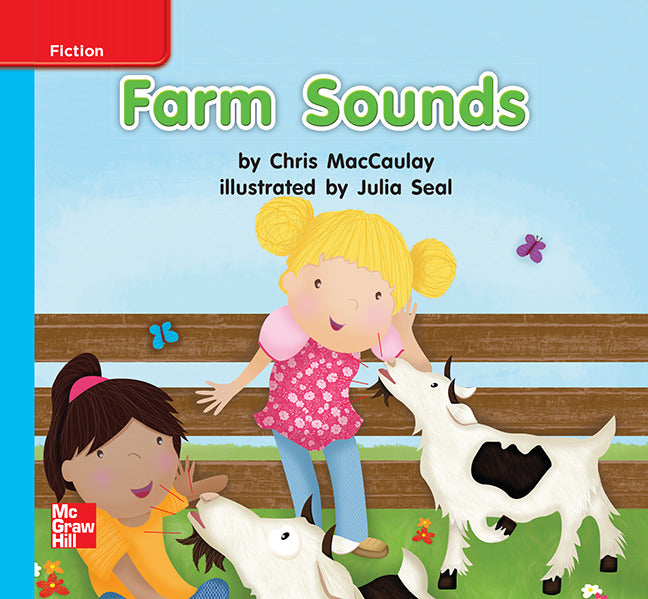 Reading Wonders Leveled Reader Farm Sounds On Level Unit 3 Week 2 Grade K
