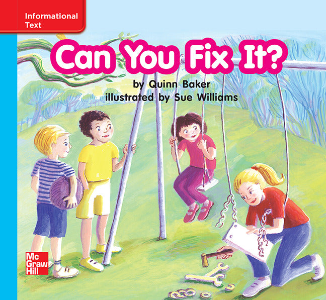 Reading Wonders Leveled Reader Can You Fix It On Level Unit 4 Week 3 Grade K