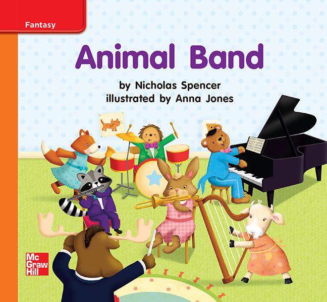 Reading Wonders Leveled Reader Animal Band Approaching Unit 10 Week 1 Grade K