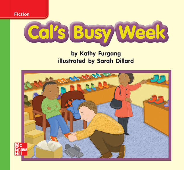 Reading Wonders Leveled Reader Cals Busy Week Beyond Unit 3 Week 3 Grade K