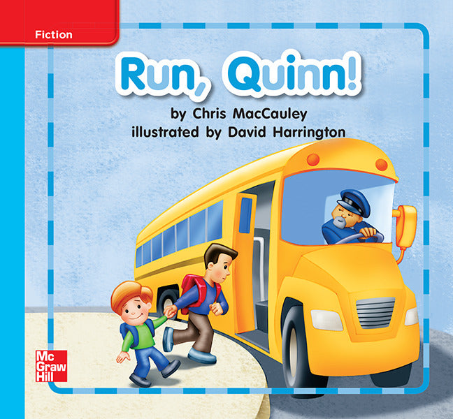 Reading Wonders Leveled Reader Run Quinn On Level Unit 8 Week 1 Grade K