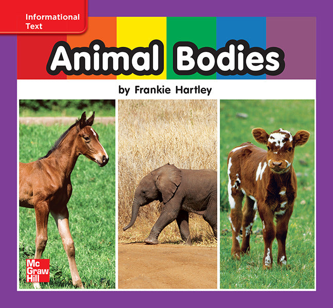 Reading Wonders Leveled Reader Animal Bodies Ell Unit 7 Week 1 Grade K