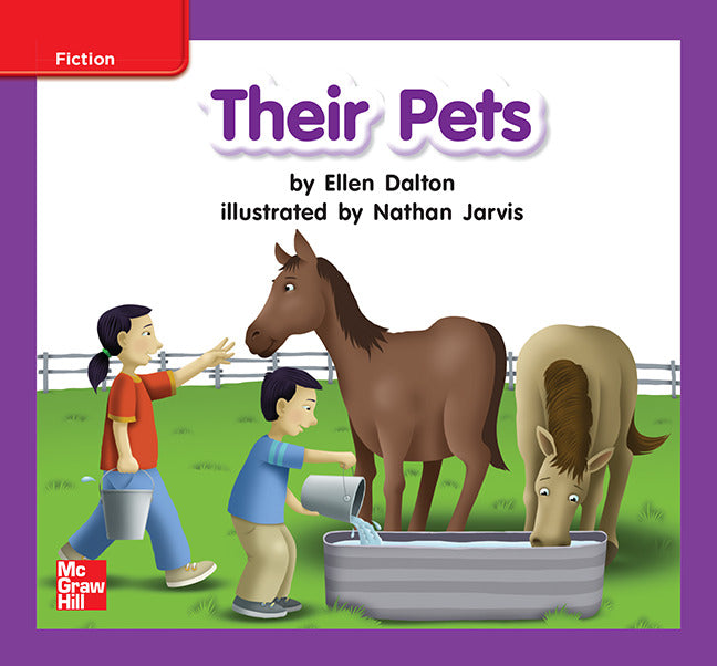 Reading Wonders Leveled Reader Their Pets Ell Unit 7 Week 2 Grade K