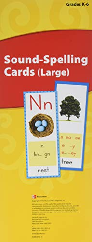 Reading Wonders Sound Spelling Cards (Large) Grades K/6 (ELEMENTARY CORE READING) [Paperback] McGraw Hill