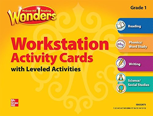 Reading Wonders, Grade 1, Workstation Activity Cards Package (ELEMENTARY CORE READING) [Product Bundle] McGraw Hill