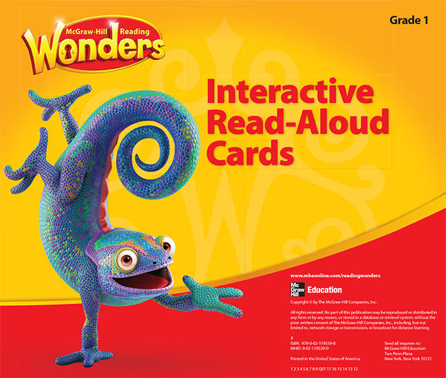 Reading Wonders Grade 1 Interactive Read Aloud Cards