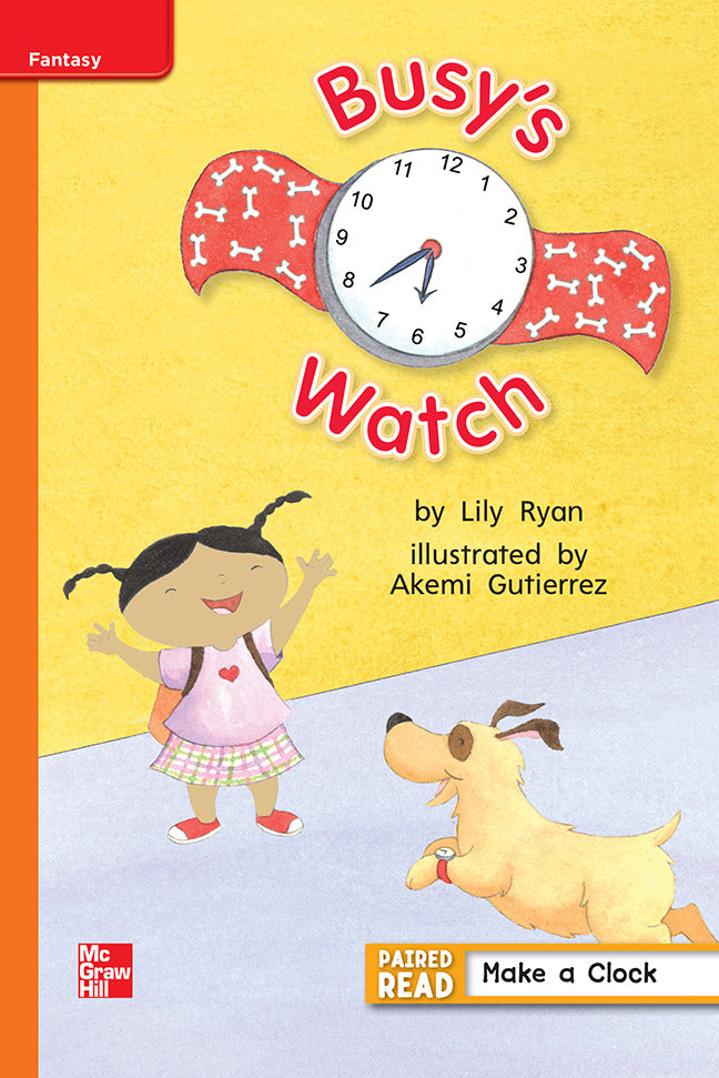 Reading Wonders Leveled Reader Busys Watch Approaching Unit 3 Week 1 Grade 1