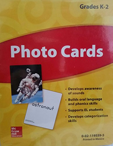Reading Wonders, Grade K, Photo Cards Grade K-2 (ELEMENTARY CORE READING) [Cards] McGraw Hill