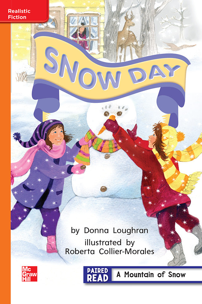 Reading Wonders Leveled Reader Snow Day Approaching Unit 6 Week 3 Grade 1
