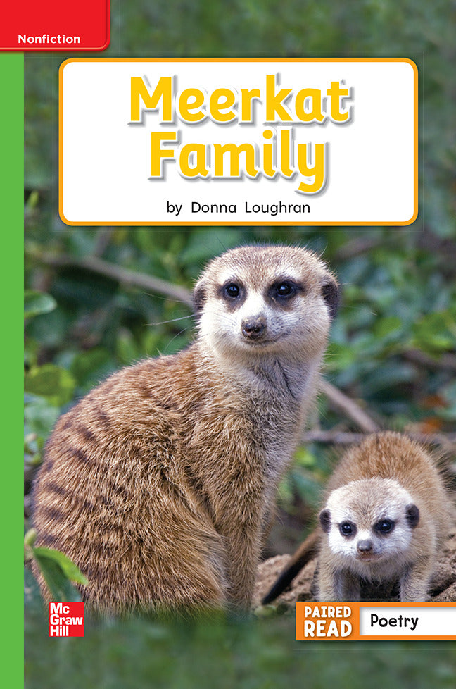 Reading Wonders Leveled Reader Meerkat Family Beyond Unit 2 Week 3 Grade 1