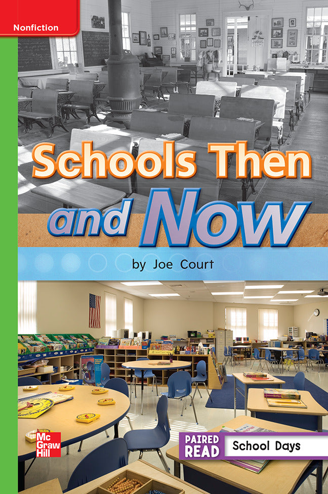 Reading Wonders Leveled Reader Schools Then & Now Beyond Unit 3 Week 4 Grade 1