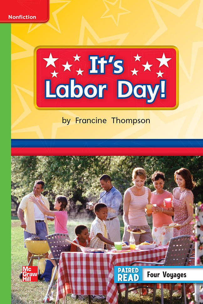 Reading Wonders Leveled Reader Its Labor Day Beyond Unit 6 Week 5 Grade 1