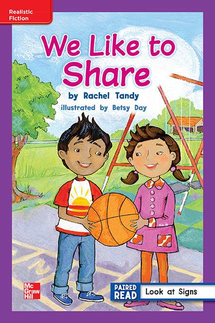 Reading Wonders Leveled Reader We Like To Share Ell Unit 1 Week 1 Grade 1