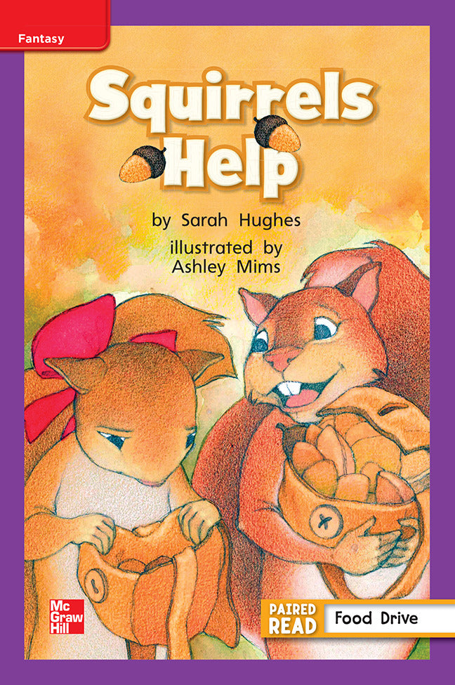 Reading Wonders Leveled Reader Squirrels Help Ell Unit 2 Week 4 Grade 1