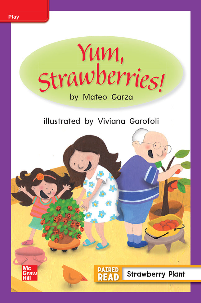 Reading Wonders Leveled Reader Yum Strawberries Ell Unit 3 Week 2 Grade 1