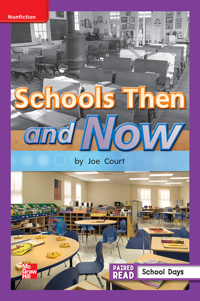 Reading Wonders Leveled Reader Schools Then & Now Ell Unit 3 Week 4 Grade 1