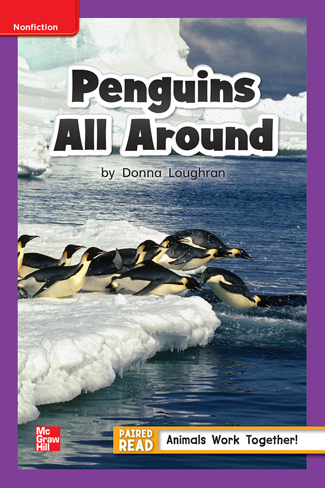 Reading Wonders Leveled Reader Penguins All Around Ell Unit 4 Week 2 Grade 1