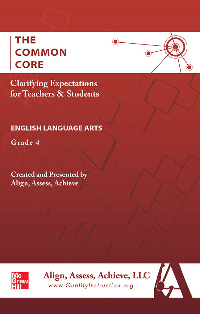 Aaa The Common Core Clarifying Expectations For Teachers & Students English Language Arts Grade 4