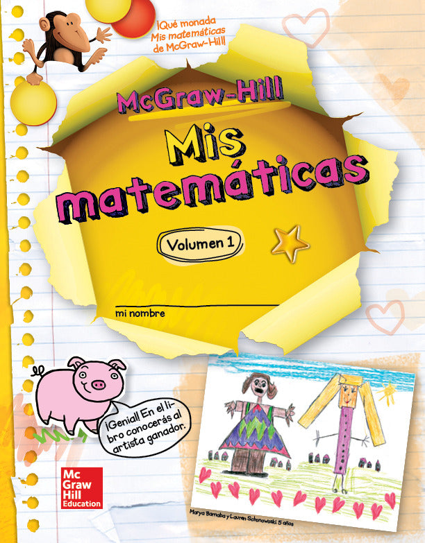 Mcgraw Hill My Math Grade K Spanish Student Edition Volume 1