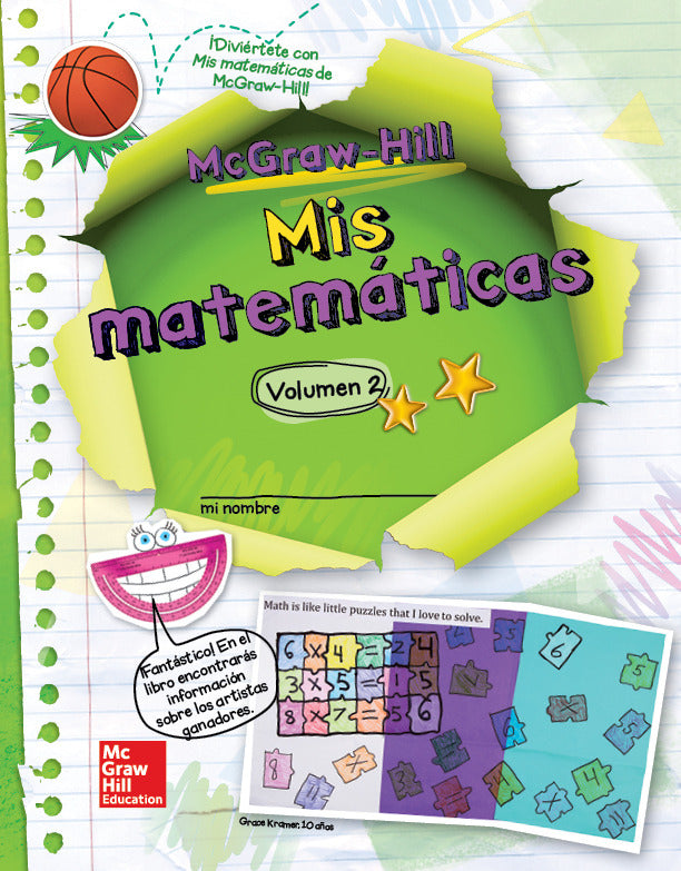 Mcgraw Hill My Math Grade 4 Spanish Student Edition Volume 2