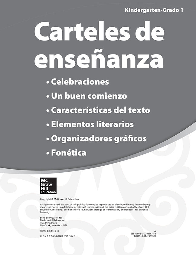 Lectura Maravillas Grades K 1 Teaching Posters