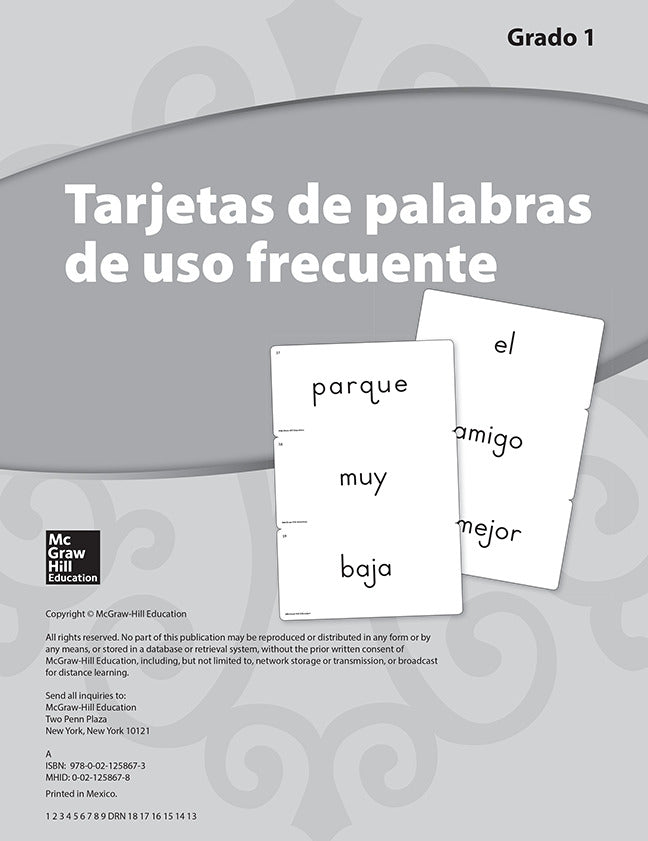 Lectura Maravillas Grade 1 High Frequency Word Cards