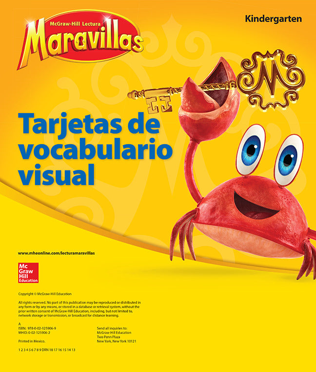 Lectura Maravillas Grade K Visual Vocabulary Cards
