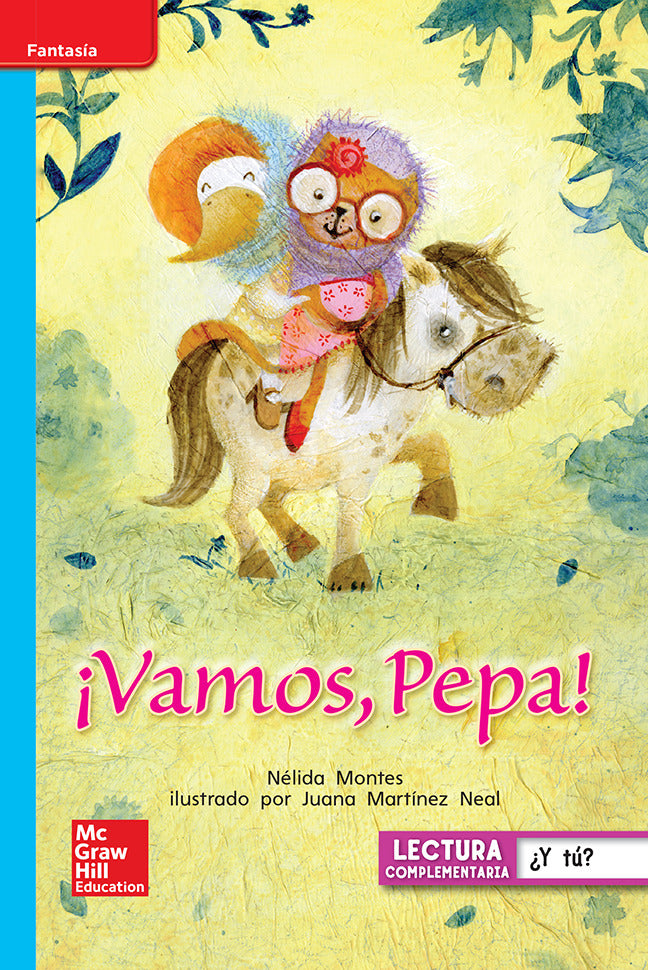 Lectura Maravillas Leveled Reader Vamos Pepa On Level Unit 1 Week 2 Grade 1