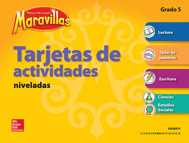 Lectura Maravillas Grade 5 Workstation Activity Cards Package 4 Cards