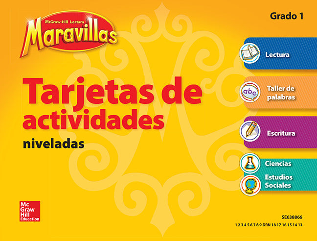 Lectura Maravillas Grade 1 Workstation Activity Cards Package 4 Cards