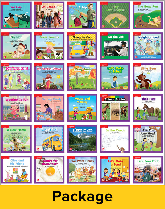 Reading Wonders Grade K Leveled Reader Package 1 Ea Of 30 Ell