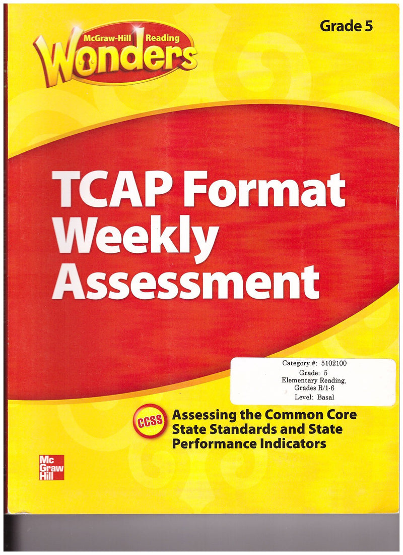 McGraw-Hill Reading WondersTennessee TCAP Format Weekly Assessment [Paperback] McGraw-Hill Education