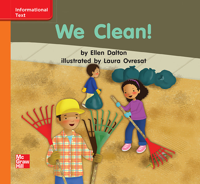 Reading Wonders Grade K Leveled Reader We Clean Approaching Unit 4 6 Pack