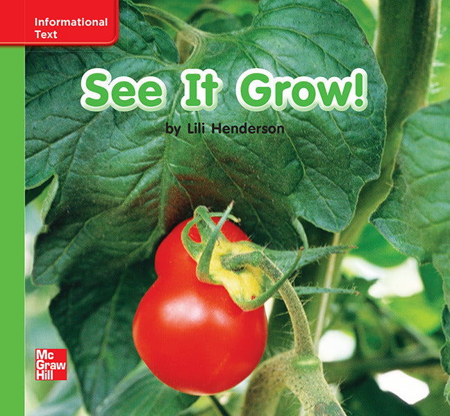Reading Wonders Grade K Leveled Reader See It Grow Beyond Unit 1 6 Pack