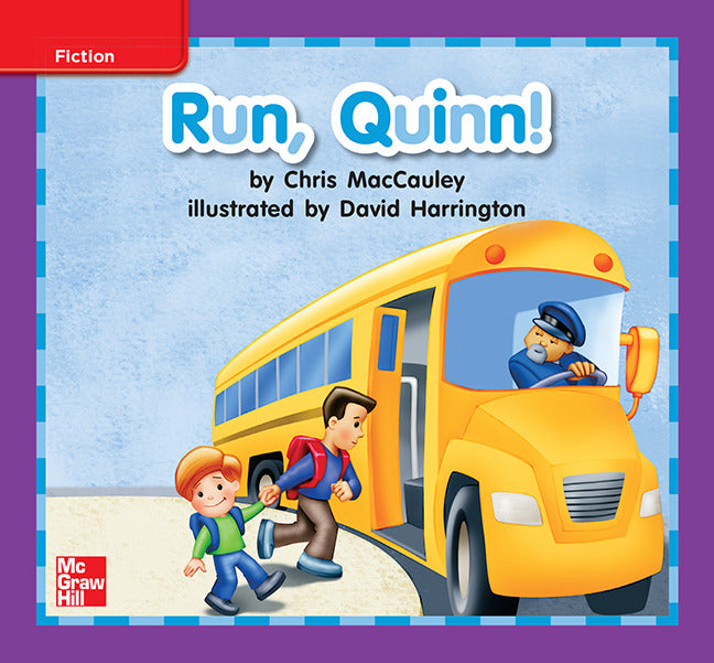 Reading Wonders Grade K Leveled Reader Run Quinn On Level Unit 8 6 Pack