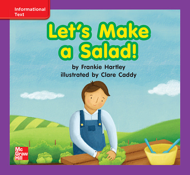 Reading Wonders Grade K Leveled Reader Lets Make A Salad On Level Unit 5 6 Pack