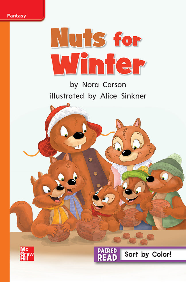 Reading Wonders Grade 1 Leveled Reader Nuts For Winter Approaching Unit 5 6 Pack