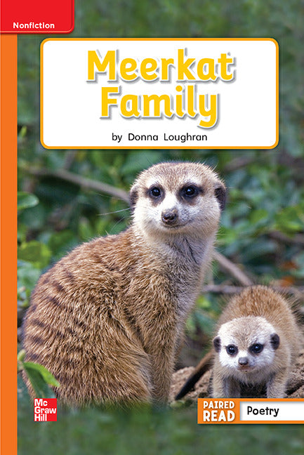Reading Wonders Grade 1 Leveled Reader Meerkat Family Approaching Unit 2 6 Pack