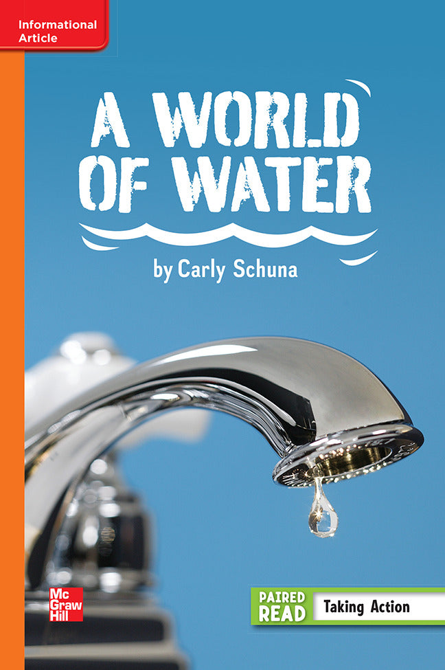 Reading Wonders Grade 6 Leveled Reader A World Of Water On Level Unit 3 6 Pack